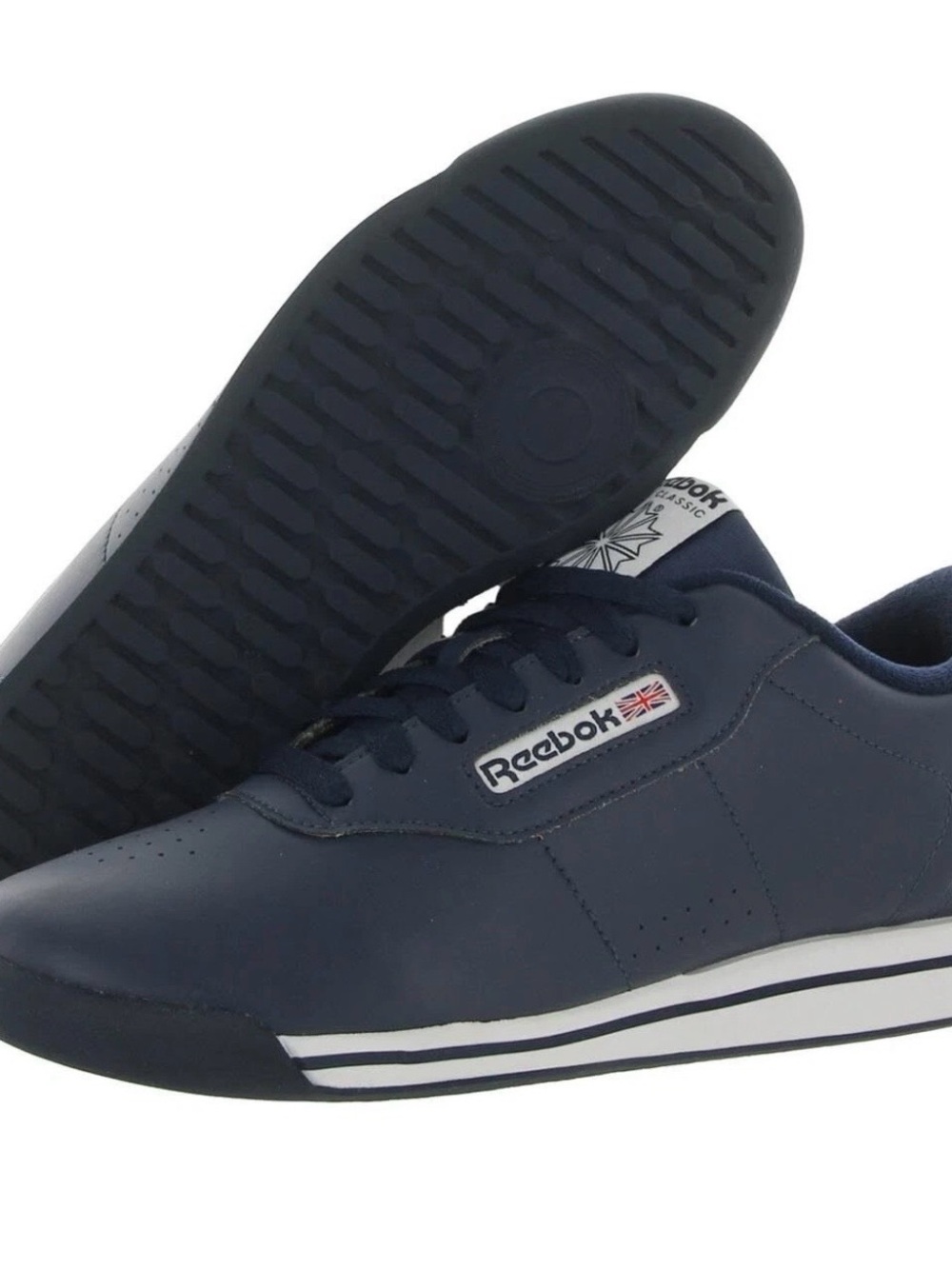 Reebok Princess Navy Low-Profile Leather Training Sneaker